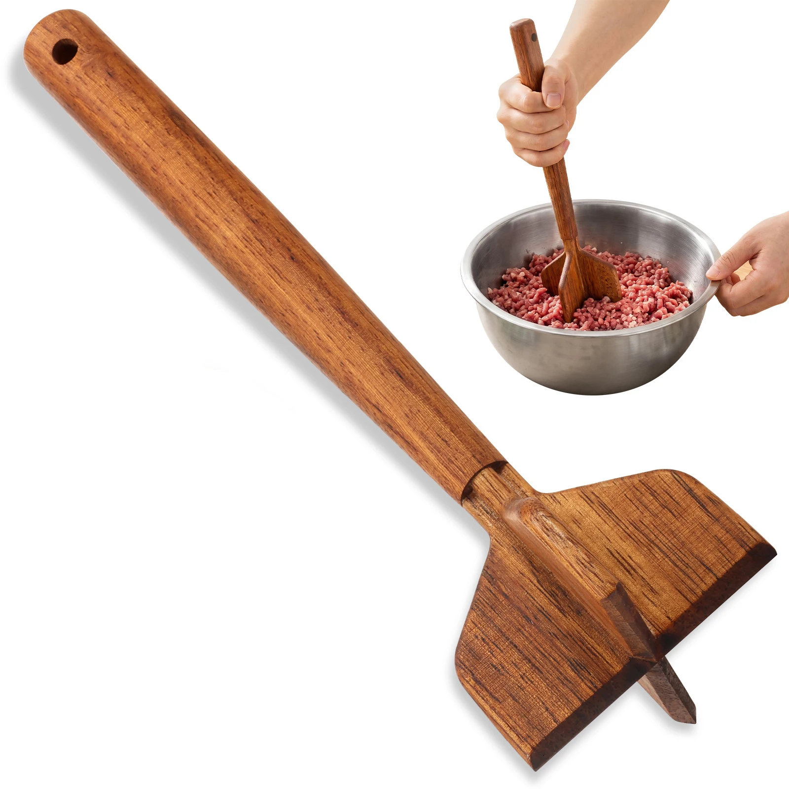 Utensilio de Cocina para Picar Carne, Triturador de Carne, Resistente al Calor, Antiadherente, Picador de Hamburguesas, Triturador de Papas, Accesorios de Cocina