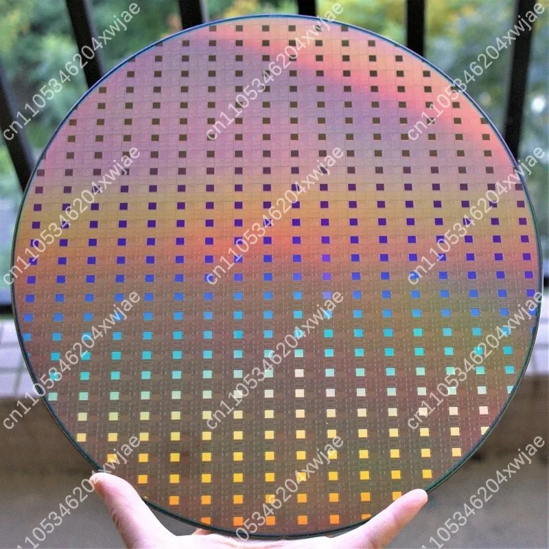 Silicon Wafer 4 6 8 Inch, Semiconductor Grade Polished Substrate, Bare Test Wafer for IC Chip Integrated Circuit Lab