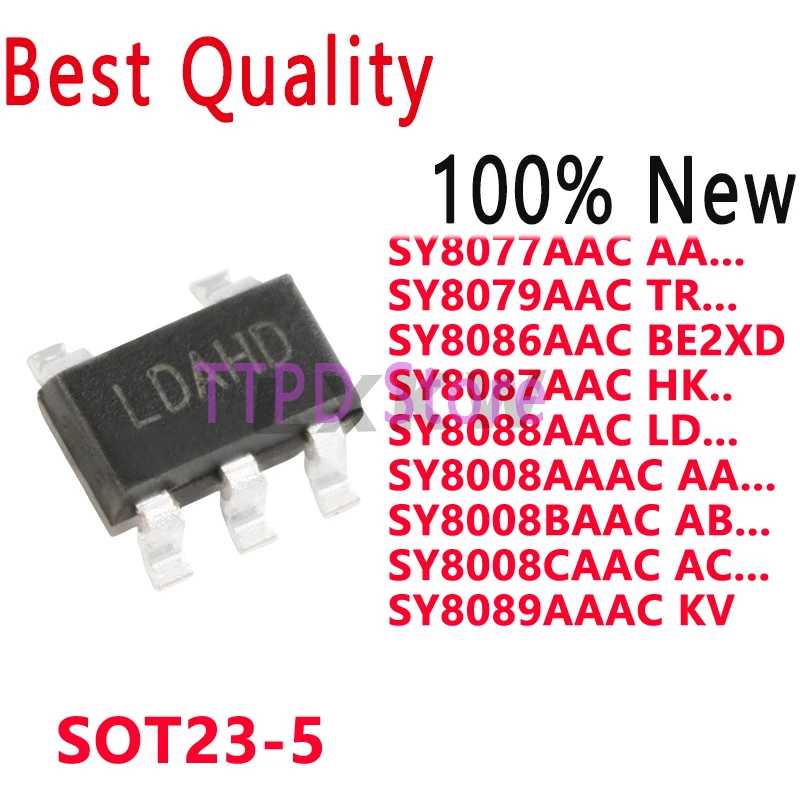 20/PCS New Original SY8008AAAC SY8079AAC SY8077AAC SY8088AAC SY8087AAC SY8086AAC SY8008BAAC SY8089AAAC SY8008CAAC SOT23 In Stock