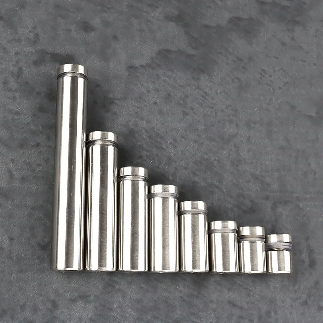 2Pcs 25mm Glass Fasteners Stainless Steel Advertisement Standoffs Pin Nails Billboard Fixing Screws Hardware