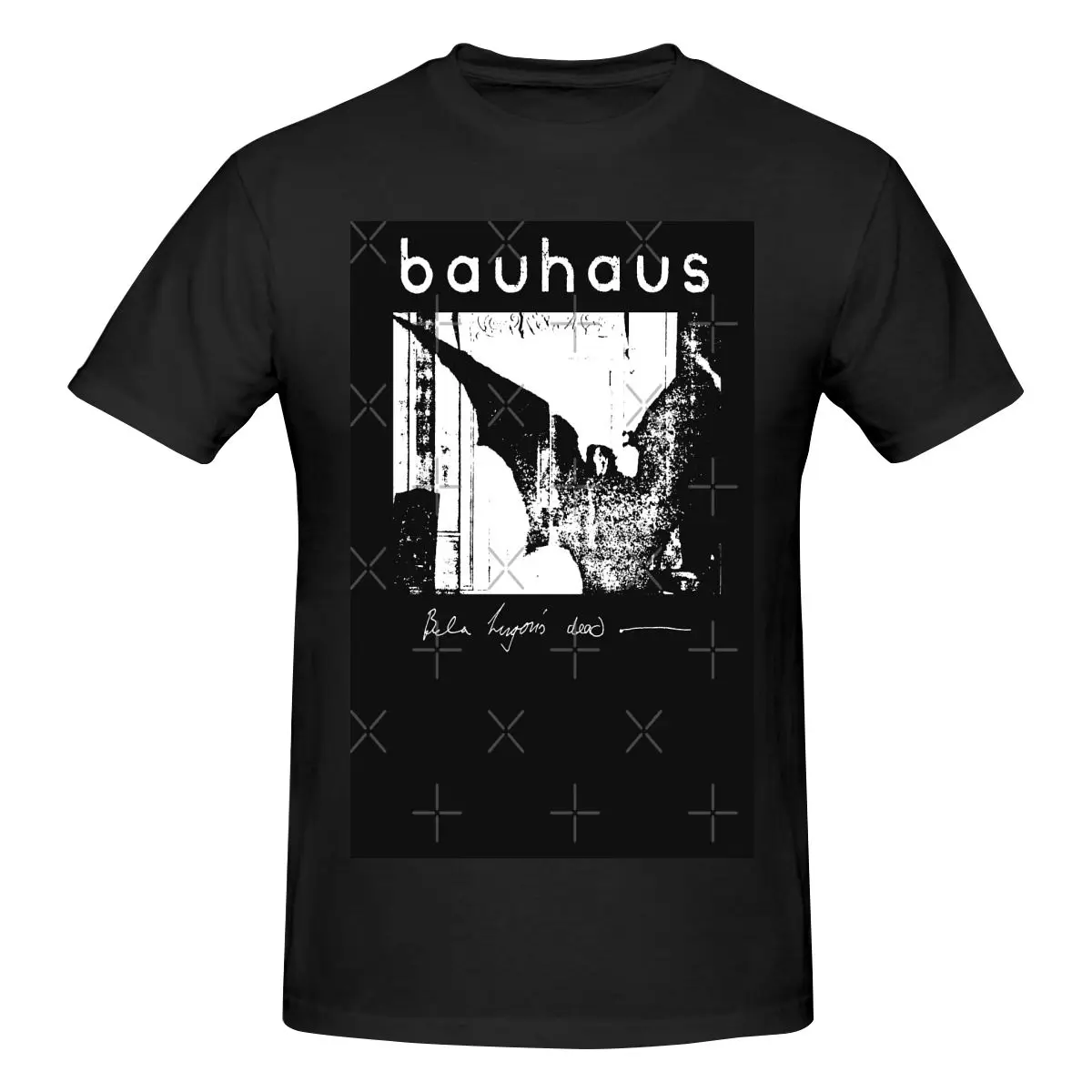 

Bauhaus-крылья летучей мыши-мертвецы белы лугоси 100% хлопок футболка с коротким рукавом Топ свободная футболка