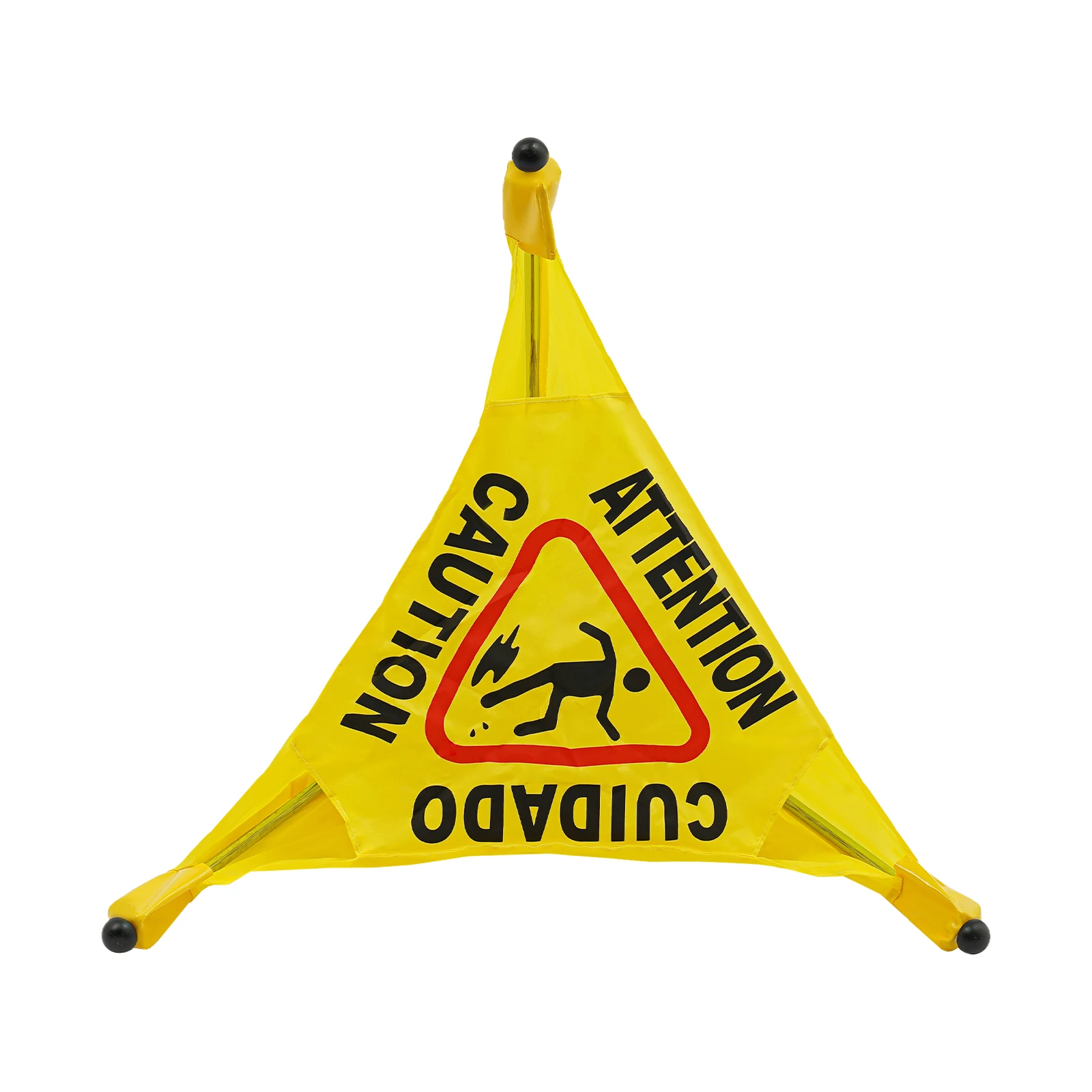 8 Buah Tanda Lantai Basah 20 Inci dengan Tabung Penyimpanan, Tanda Keselamatan Basah Berbentuk Payung, Tanda Peringatan untuk Kantor, Toko Komersial