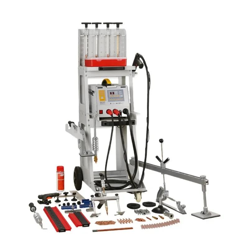 【2026 Hot Selling】 Model 90E White Voltage Customization and Mobile Spot Welding with Cart and Dent Puller Auto Body Repair