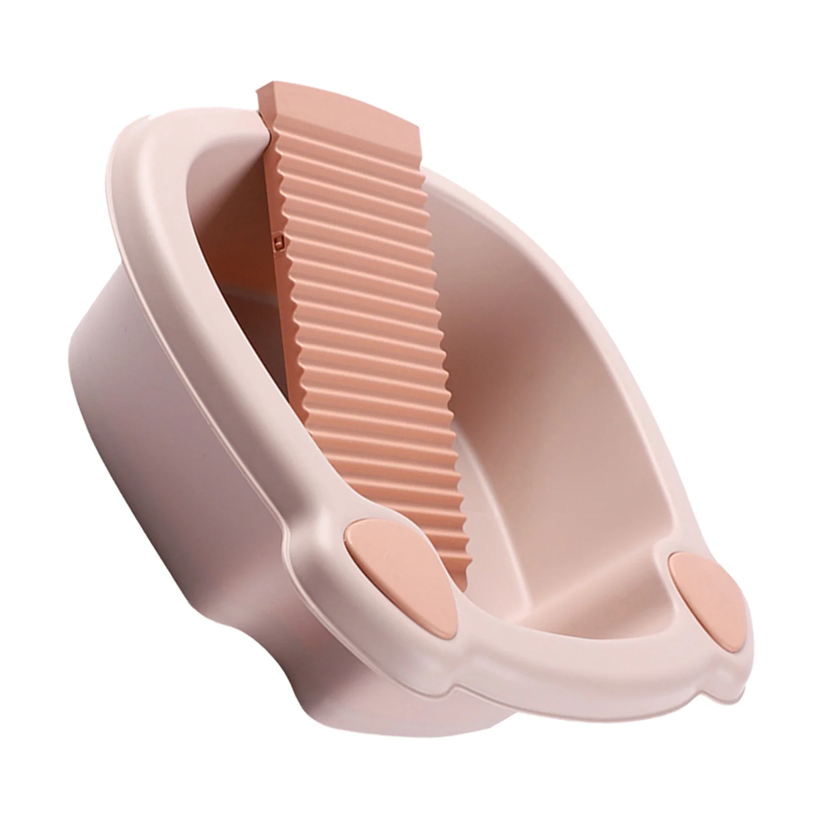 

1Set Washboard Basin Compact Portable Hand Wash Basin for Dormitory Small Clothes Lightweight Washboard Basins