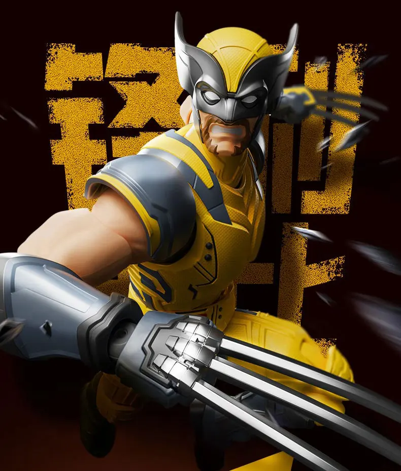 Blokees Deadpool 3 Wolverine Action Figures Spider-Man Movie Version Deadpool & Friend Series Collections Figures Adult Gift
