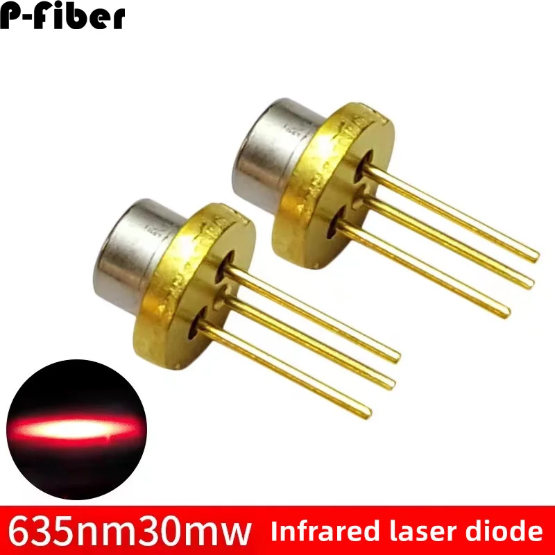 laser diode 635nm 30mW  red laser tube connector