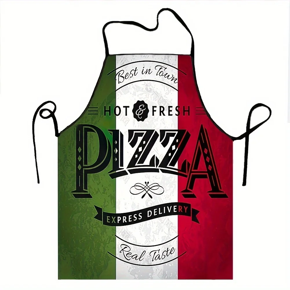 

Italian Flag Pizza Apron | 100% Polyester, Durable & Easy to Clean, For Home Use