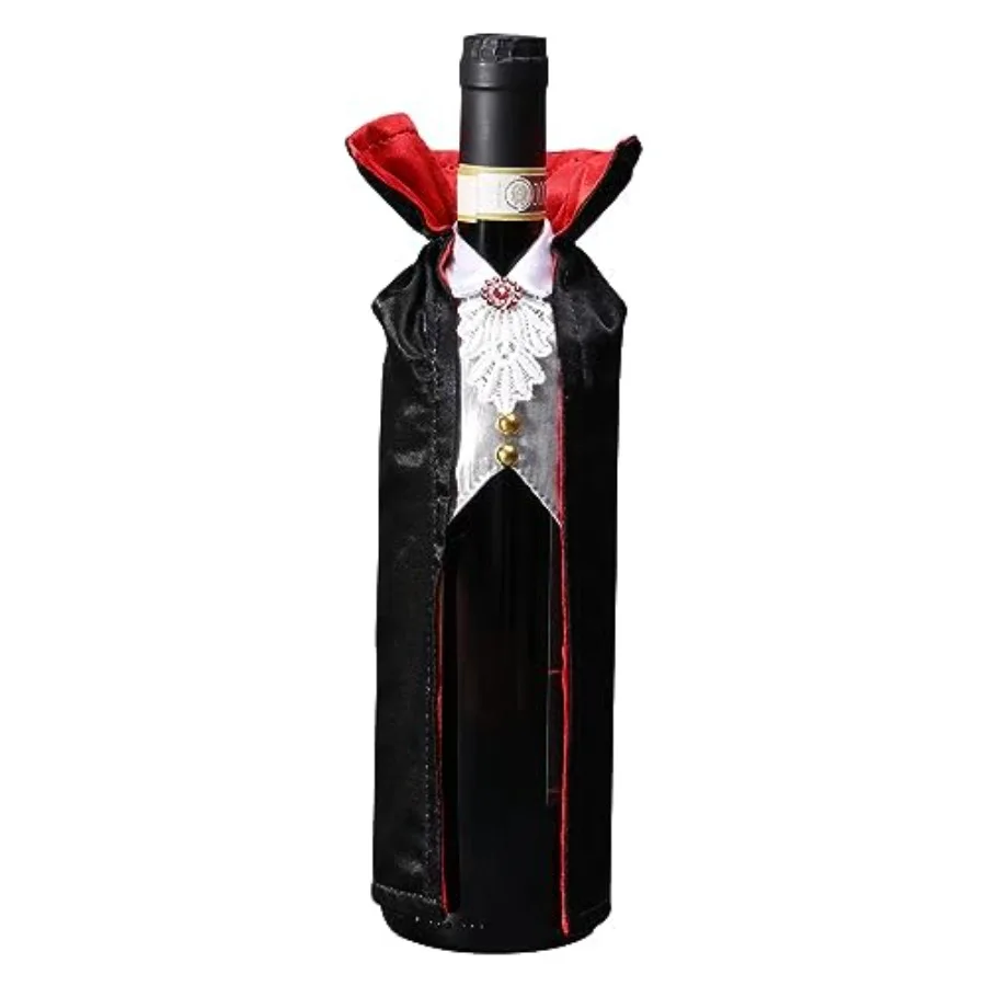 

Halloween Wine Bottle Cover Decoration - Dracula and Vampire Wine Holder Gifts