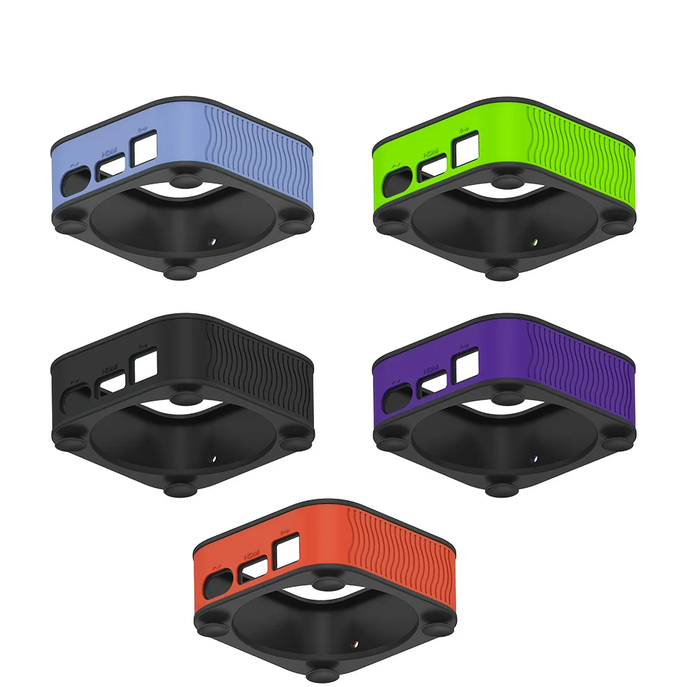 Protective Case For A pple TV 4K 20216th Gen Anti-Slip Shock Proof Silicone Sleeve Set-top Box TV Box Waterproof Cover Elegantly