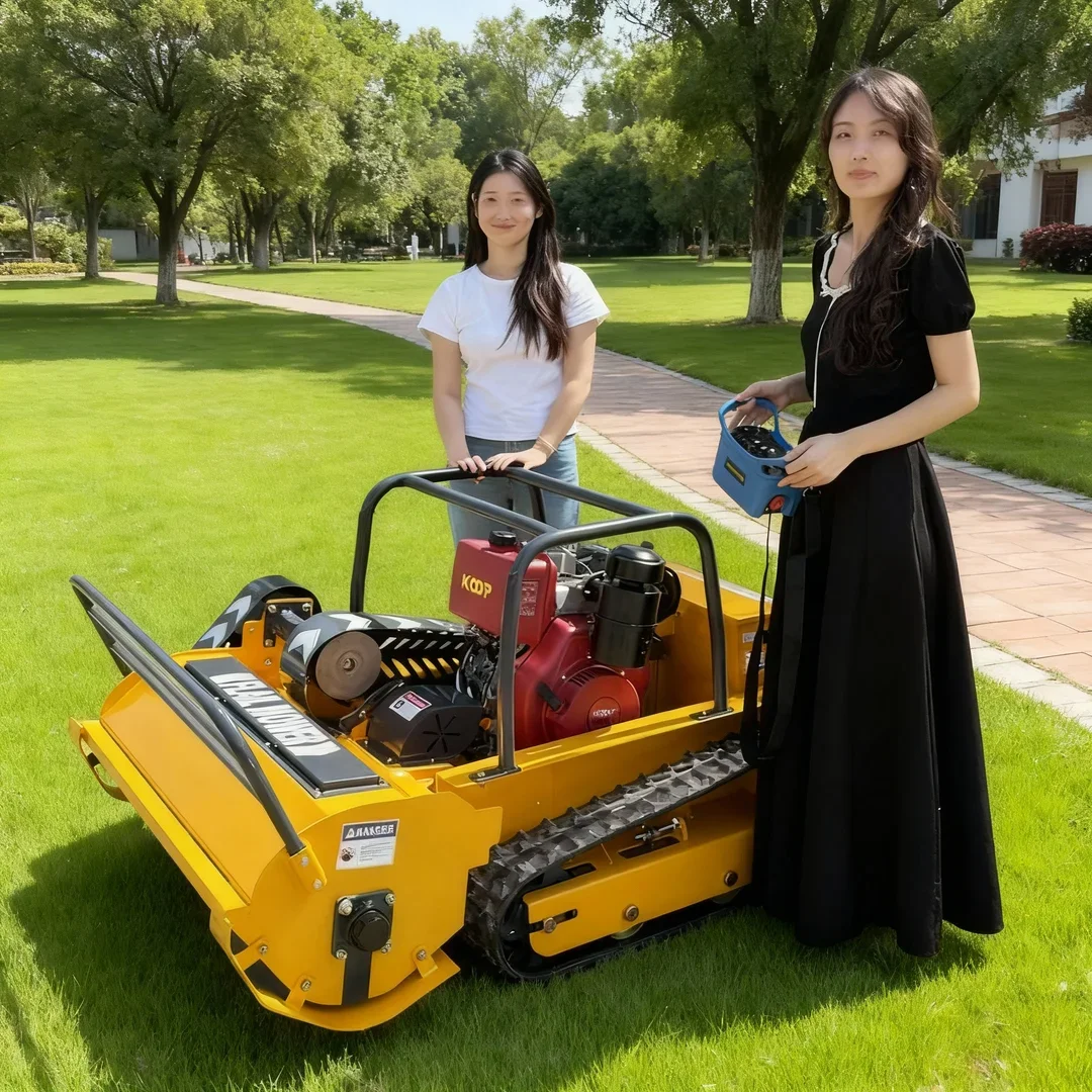 

Индивидуальная газонокосилка с валом шириной резки 800-1200 мм - мощный садовый триммер с дистанционным управлением и автономным питанием