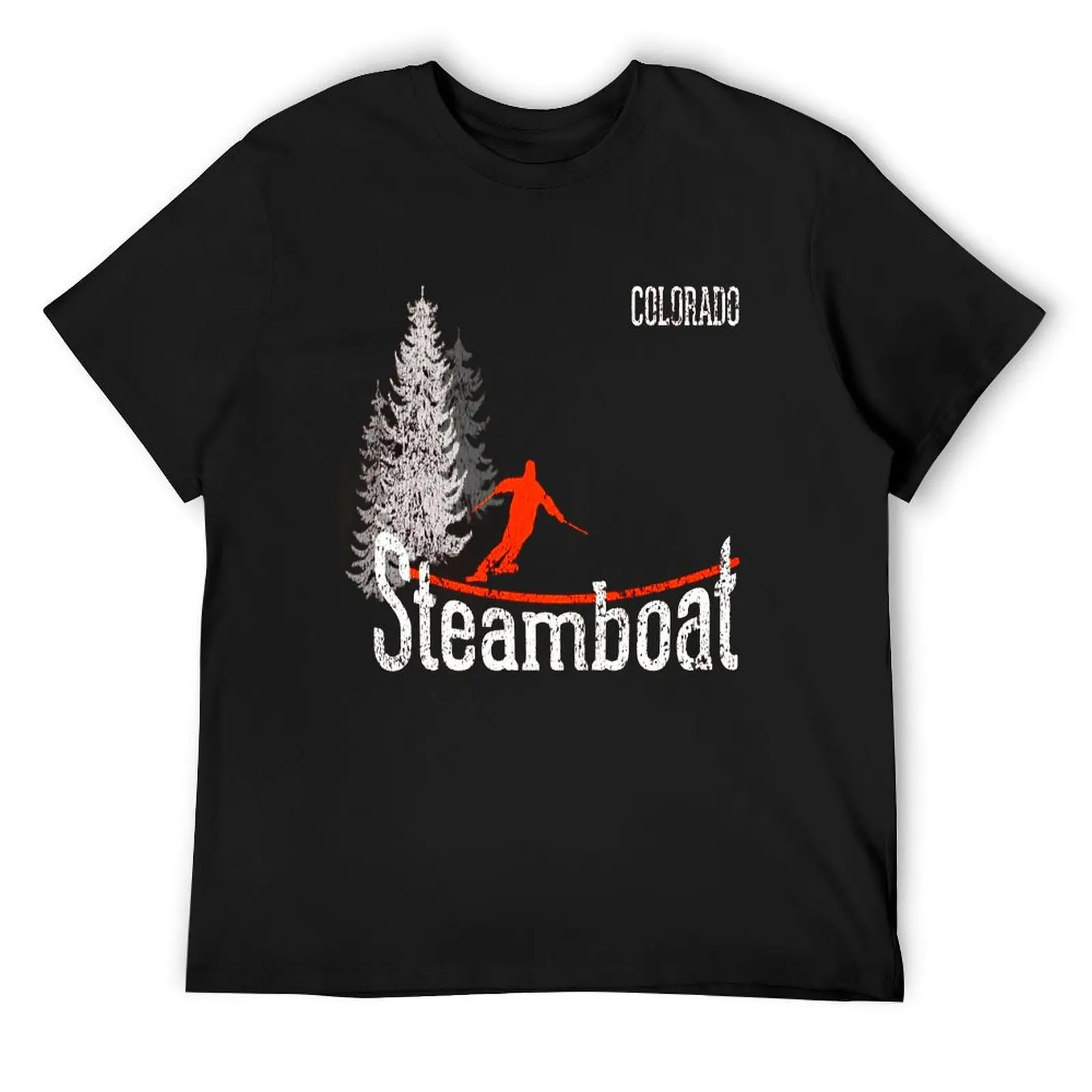 

Футболка Colorado Steamboat, экстетическая одежда, роскошные дизайнерские футболки большого размера для мужчин