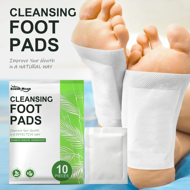 Cleansing Foot Pads Deep Detox Improve Sleep Remove Toxin Moisture Slimming Repair Shaping Natural Plant for Women Men Care