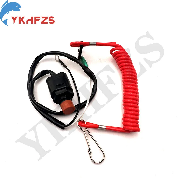 

65 Вт‐82575‐01 Выключатель аварийной остановки лодочного двигателя со шнурком для подвесного мотора Yamaha Прямая поставка от производителя