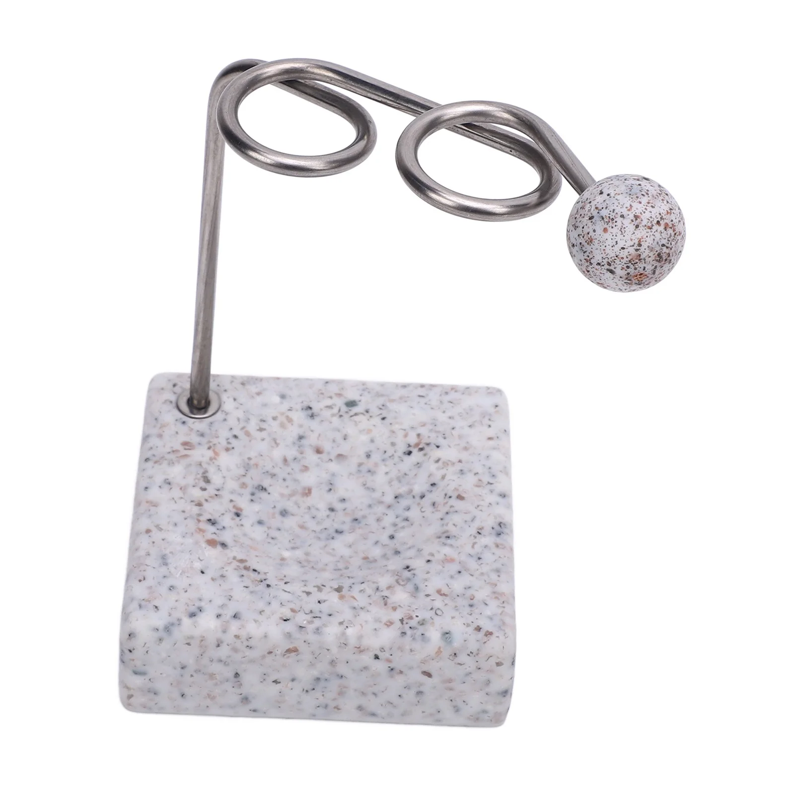 Toothbrush Holder Stainless Steel Bracket and Resin Base Cute Modern Tooth Brush Organizer for Bathroom
