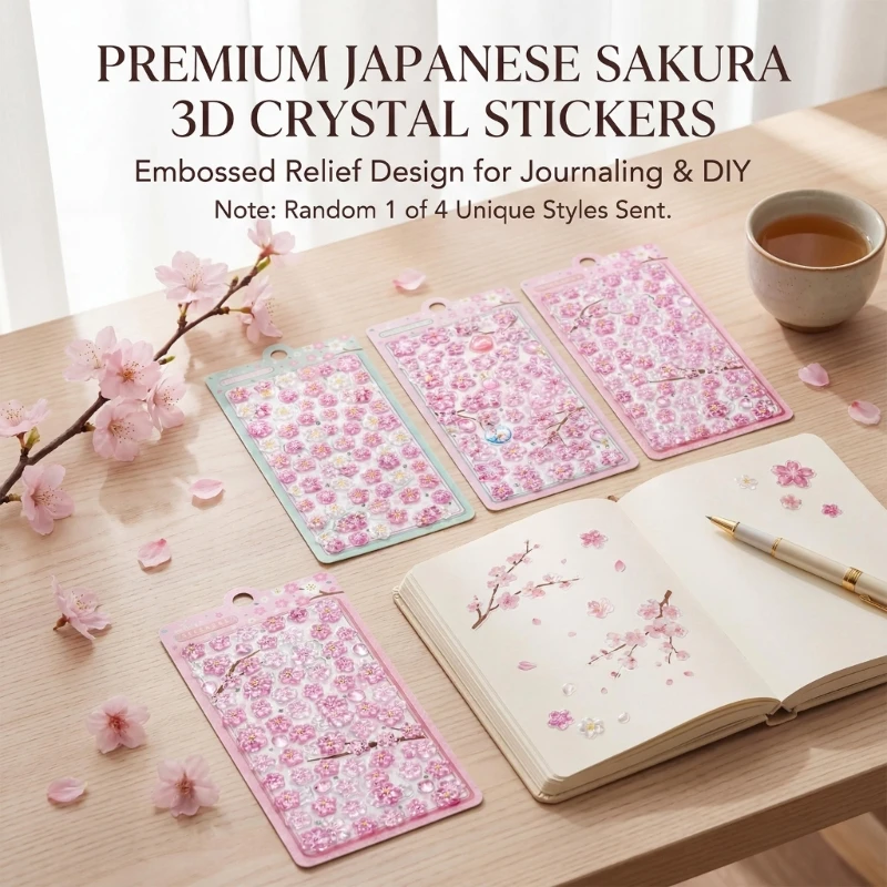 Reusing Tiny Patches for Water Bottle, Notebook, Scrapbooking 3D Sticker