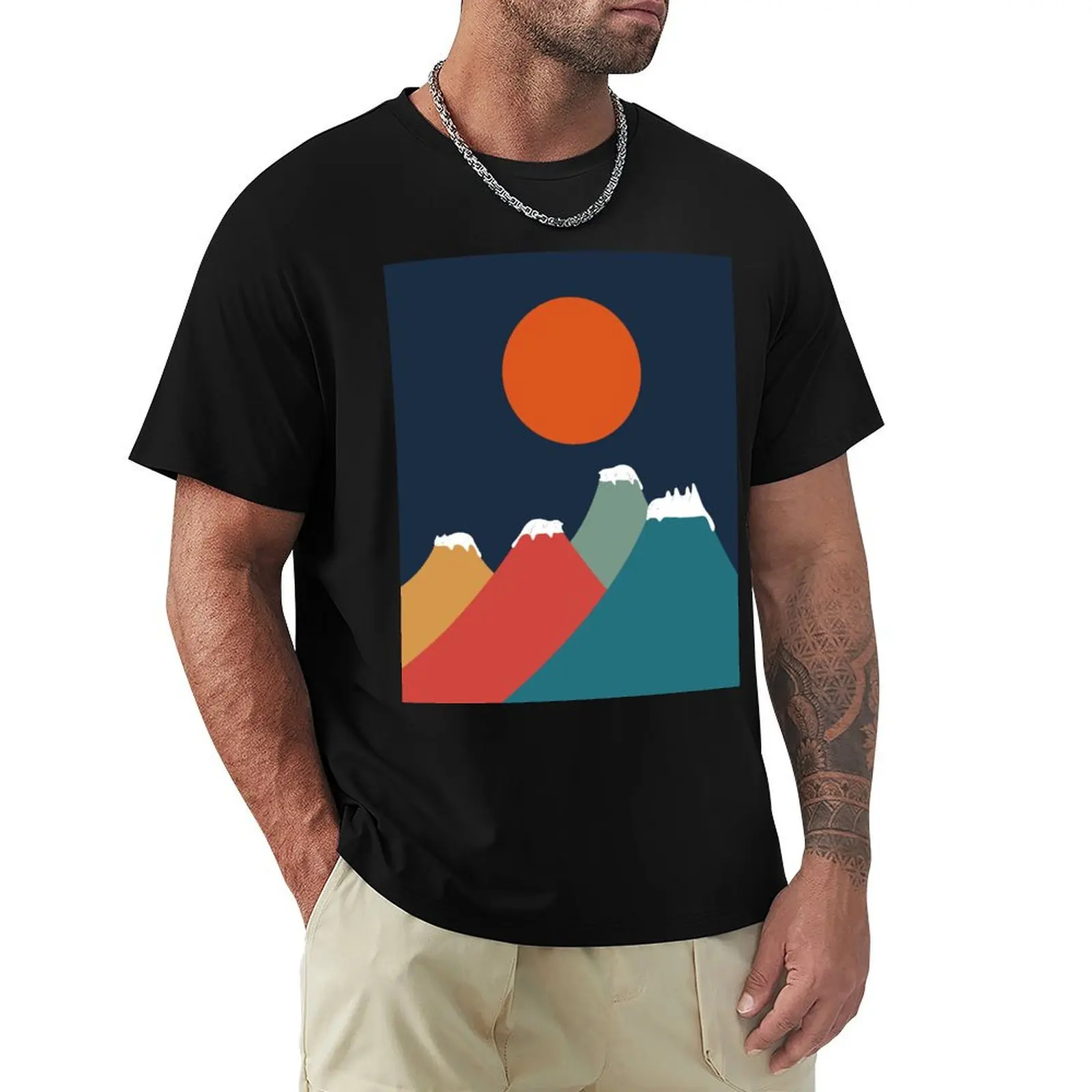 Cat Landscape 10 T-Shirt Soft Durable Cotton T-Shirt