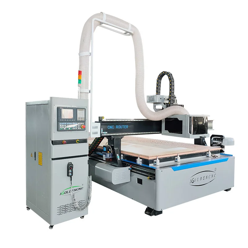 4*8 2060 1325 3D Cnc Router 1500 X 3000 Cnc Router Atc Wood Working For Plywood Mdf