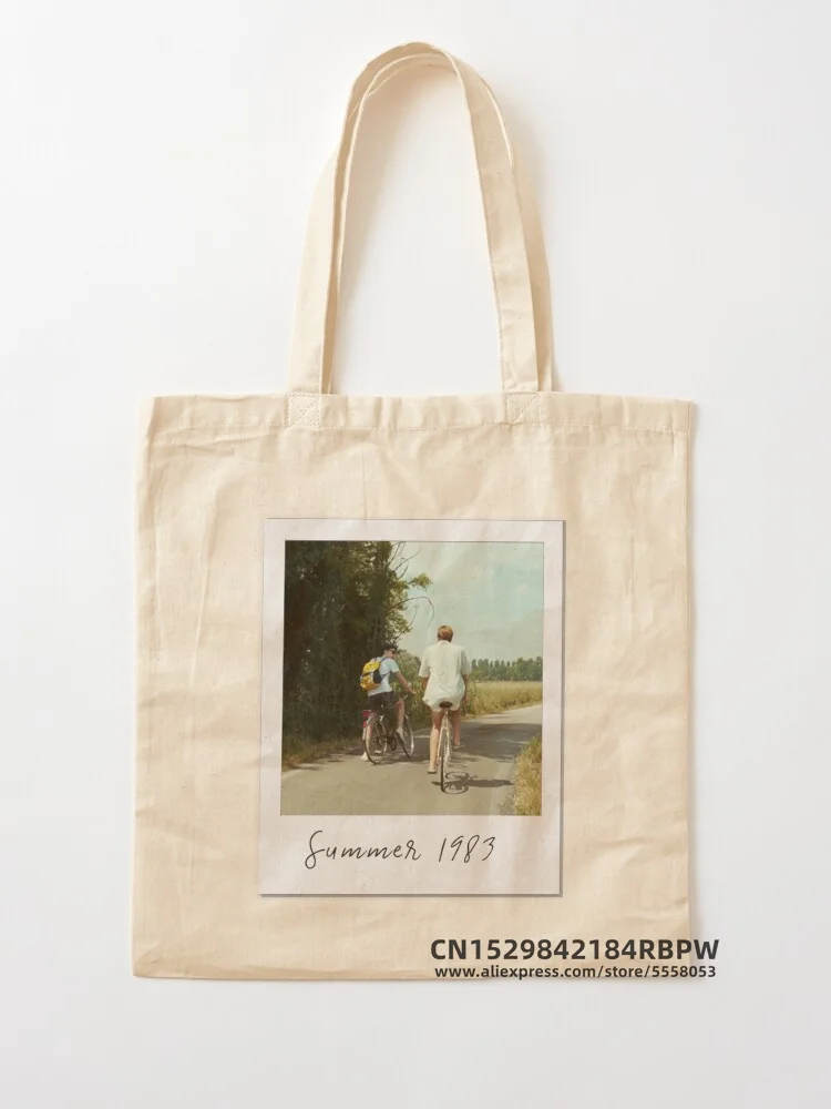 call me by your name Tote Bag  Girls Pacakge Hand Bag Women Eco Reusable Shoulder Shopper Bags Bolsas De Tela