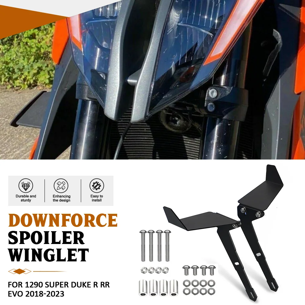 

FOR 1290 Super Duke R 2018-2020-2021-2022-2023 Motorcycle Front Mudguard Side Downforce Spoilers Wing 1290 Super Duke RR / R Evo