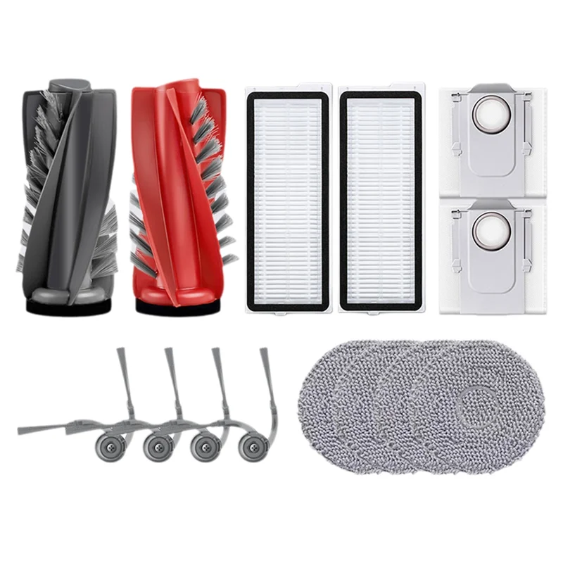 ABUS-로보락 Qrevo 5AE Curv / S5X / 5A1 / 5XC / Curvc 진공 청소기 부품 메인 롤러 사이드 브러시 HEPA 필터 걸레 천 먼지 봉투