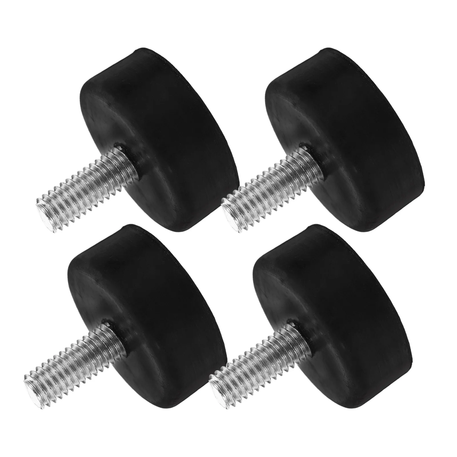 

4Pcs Furniture Adjustable Rubber Feet Leveling Pads Shock Absorber Screw in Legs for Tables Chairs Cabinets Anti Slip