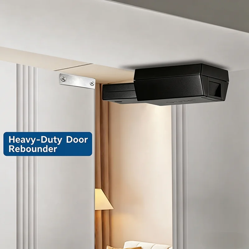 Magnetic Push to Open Catch, Double Spring Heavy Duty Rebound Latch for Invisible Door, Stone Door, Tile Cabinet Door