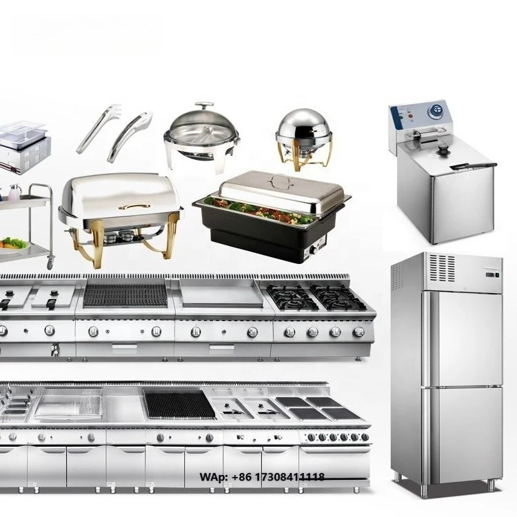 5 Star Hotel Banquet Restaurant Commercial Kitchen Cooking Equipment Catering Stainless Steel Turnkey Project