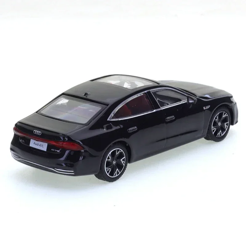 JKM 1/64 Audi A7L Independent Brake Discs Cars Alloy Toys Motor Vehicle Diecast Metal Model Kids Xmas Gift Toys for Boys