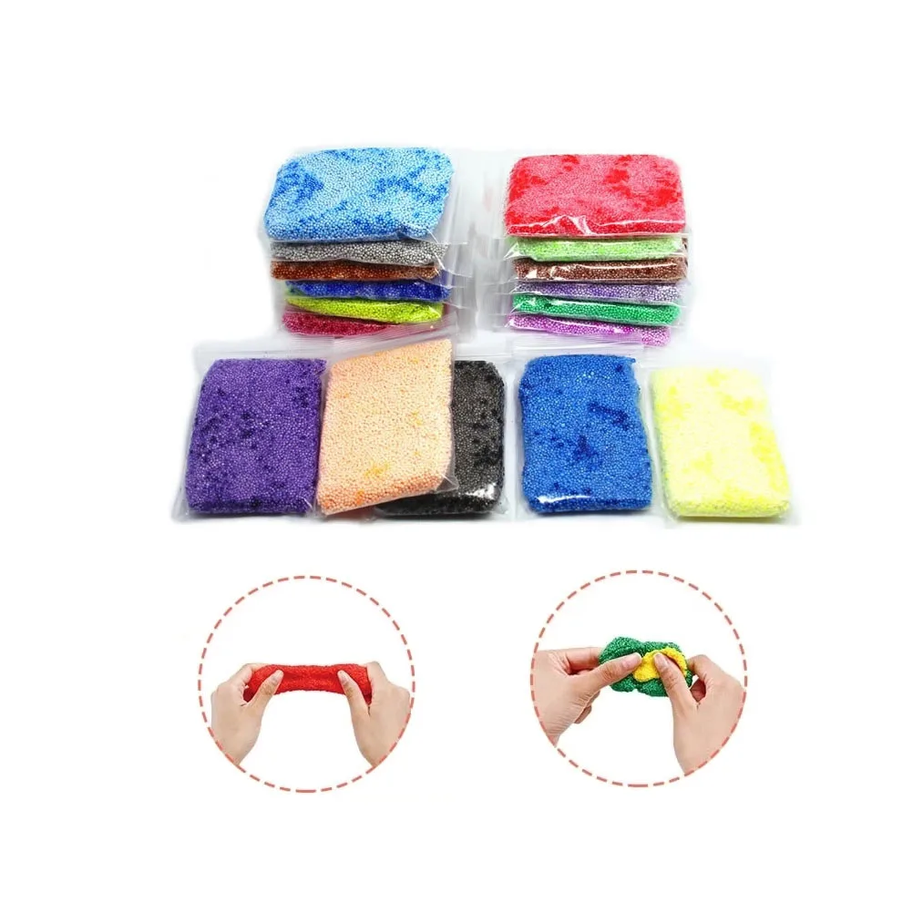 Slush abnehmbare Perlen Geschenk für Kinder kreative Bubble Clay Kunsthandwerksprojekte Lila