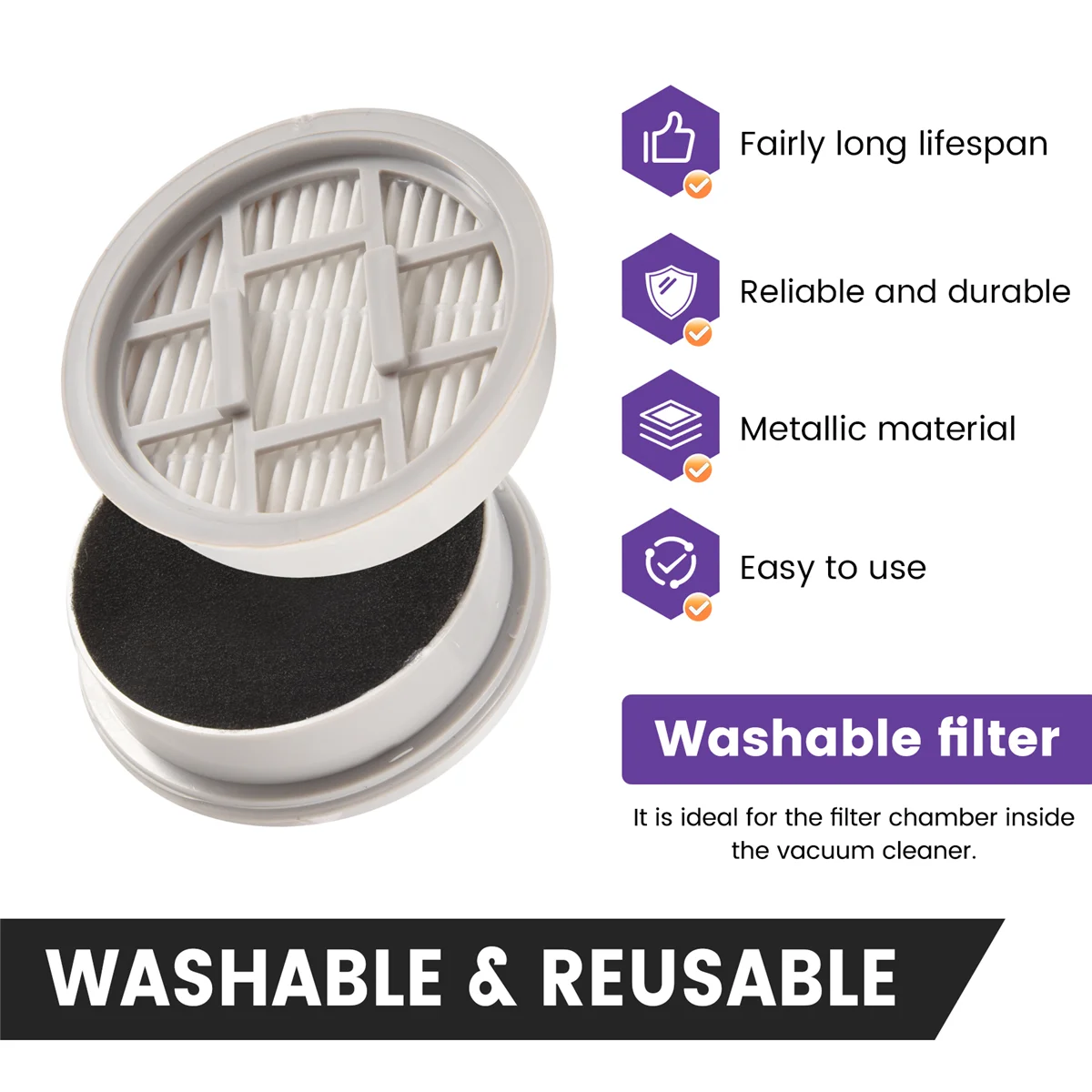 ホット Hepa フィルター交換部品 Xiaomi Deerma VC20S VC20 Plus VC21 ハンドルコードレス掃除機アクセサリー