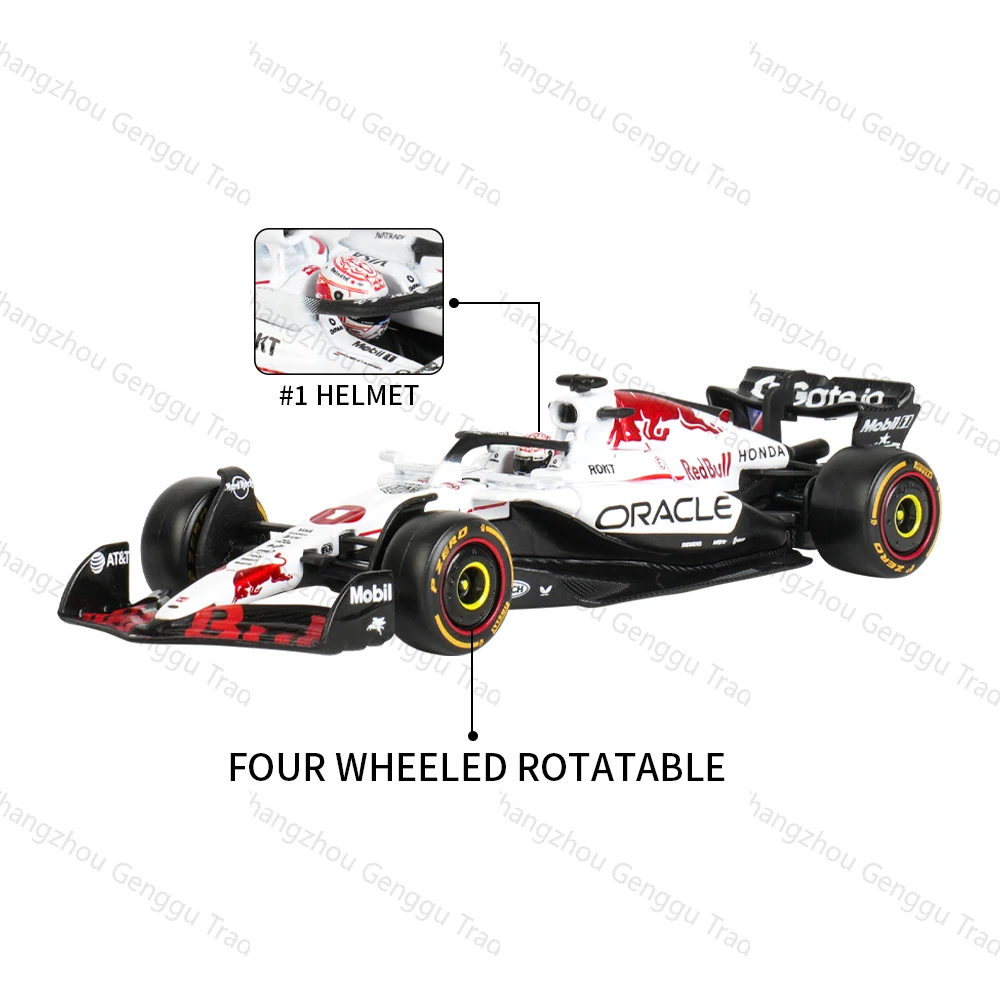 Bburago 1:43 صندوق أكريليك 2025 Redbull RB21 F1 صيغة سيارة يموت يلقي المركبات تحصيل نموذج سباق اللعب #3