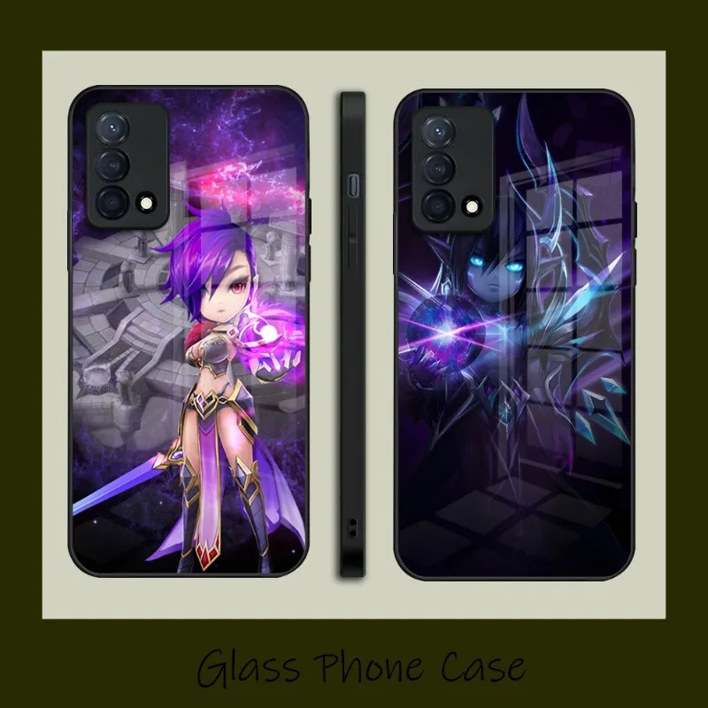 Game Summoners War Phone Case Glass For OPPO A54 A57 A92S A93S A95 FindX3 X3Pro X5Pro K7 K9 Reno 6 6Z 7 7SE 4 4SE 5F Coque