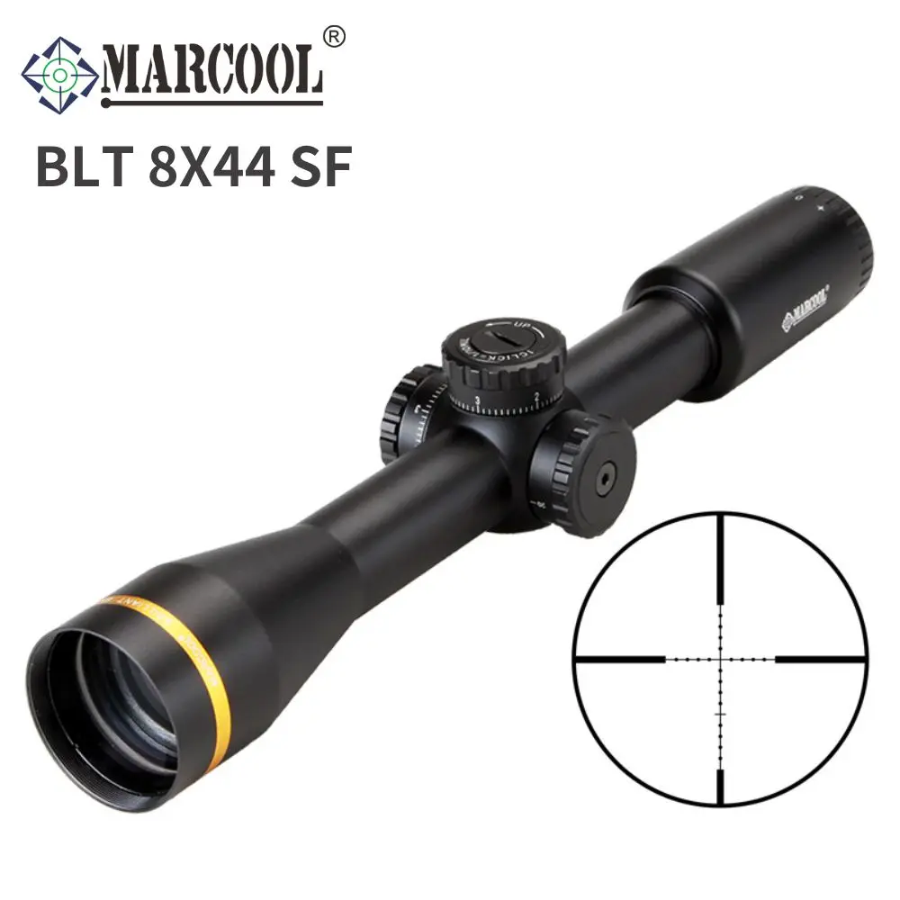 

Marcool 8X44 SF Rifle Scope for HuntingAirsoft Guns Optical Instruments Tactical Fast Focus High Rate Riflescope AR15 5.56