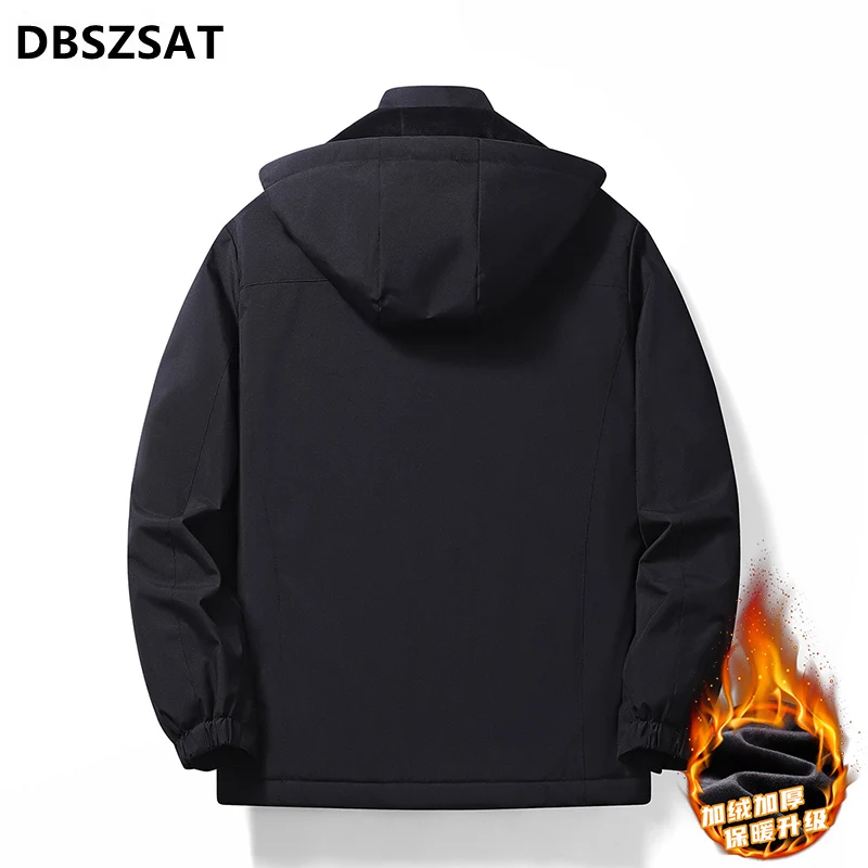 2028 Men  Jackets Winter Coats Thicker Warm Down Jackets Quality Men Military Green Casual Jackets Outerwear Winter Coats 5XL