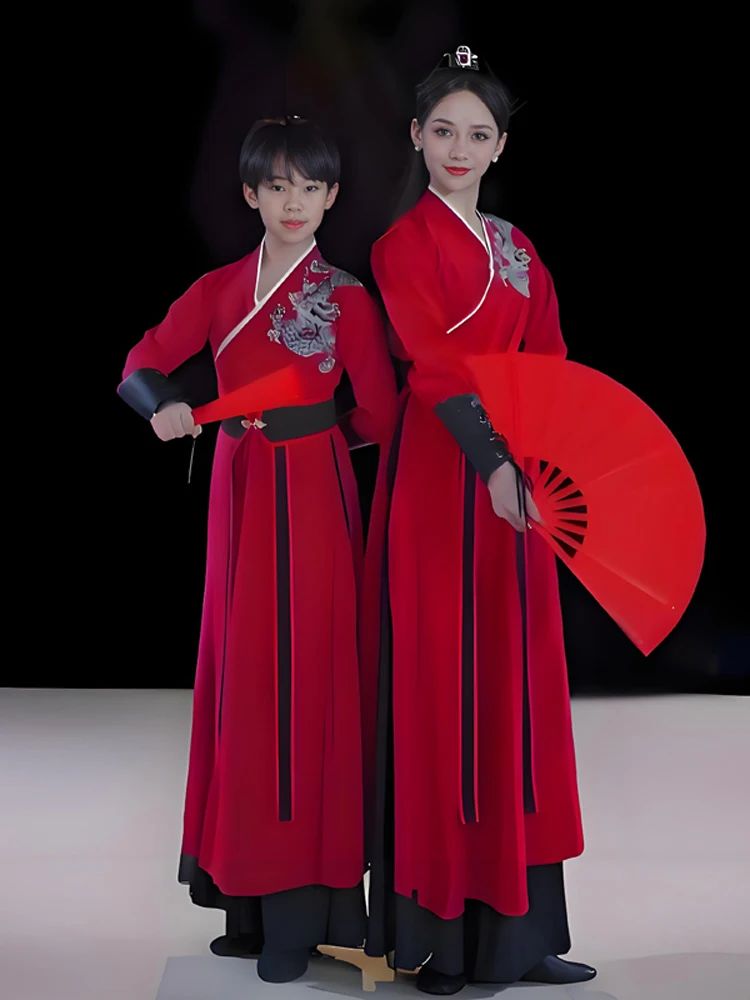 Classical Dance Performance Costume Summer Glow Fan Dance Performance Clothes Ancient Martial Arts Drumming Outfit Women's Et...