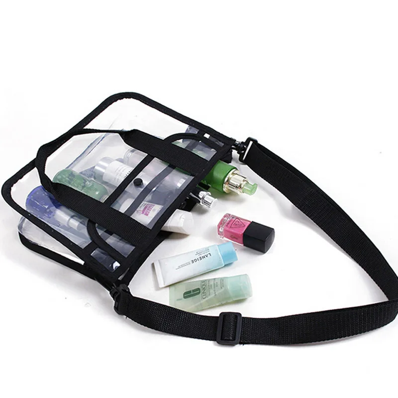 Borsa cosmetica grande impermeabile in PVC trasparente borsa da donna borsa da viaggio borsa da viaggio borsa da toilette da spiaggia borsa da