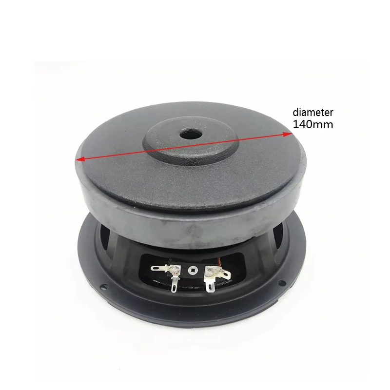 1pc 6.5 Inch 500 W 8 Ohm Big Magnet Rubber Ring Powerful Car Audio Bass Subwoofer Hifi End 165mm Speaker