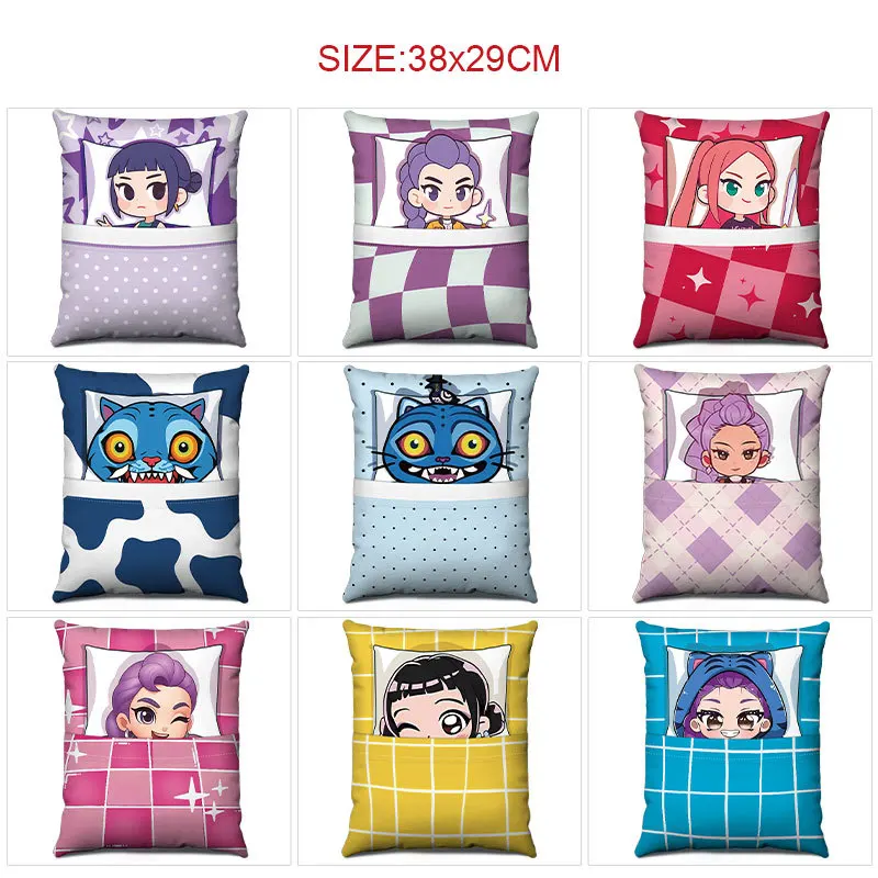 

Kpop Demon Hunters игрушка аниме Kpop Girl Group Rumi Zoey Mira фигурки декоративная подушка диванная подушка периферийные устройства украшение дома подарок