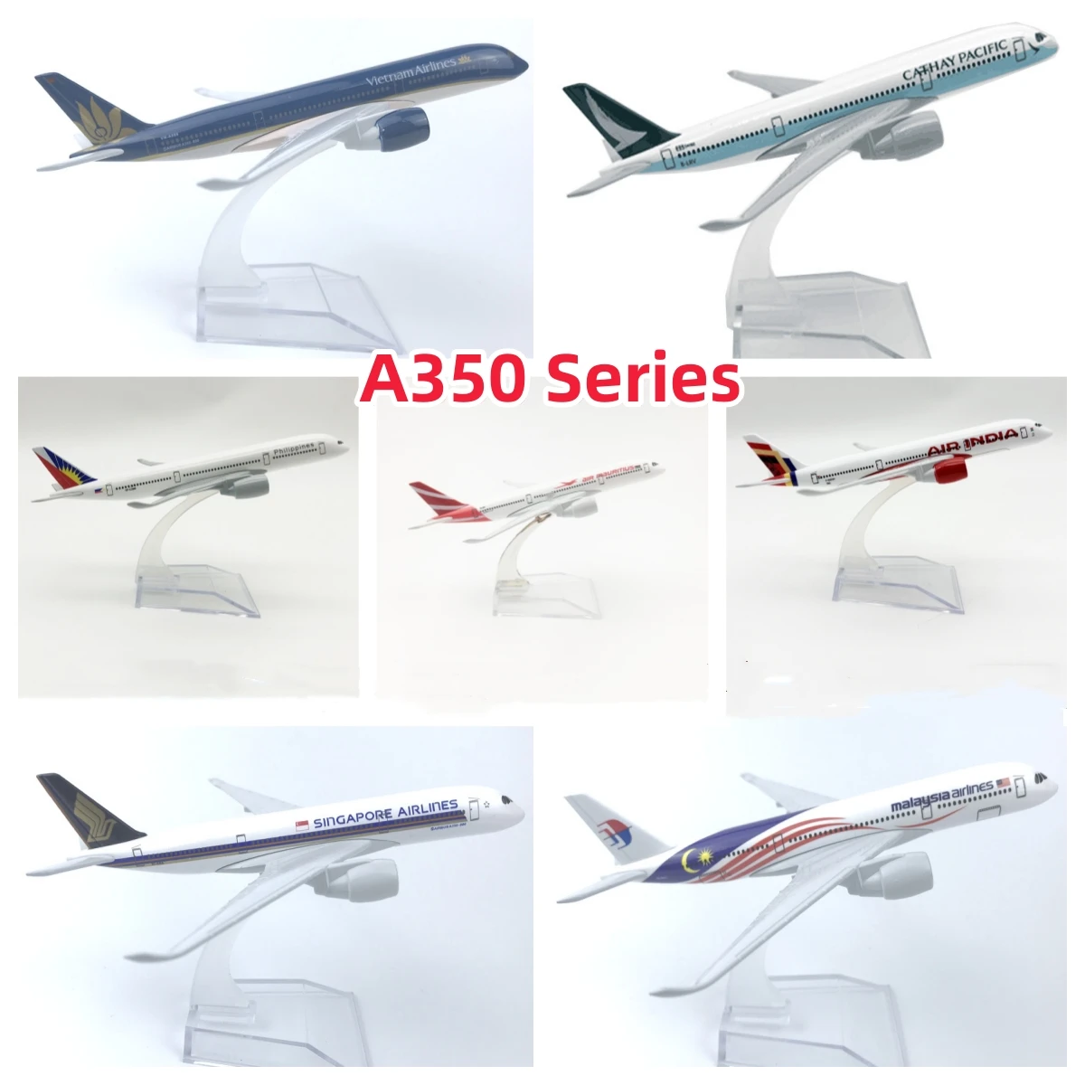 

Scale 16cm A350 Series Children toys Machine Alloy Airplane Toy Metal scale aircraft Model Plane for Adults Children educationa