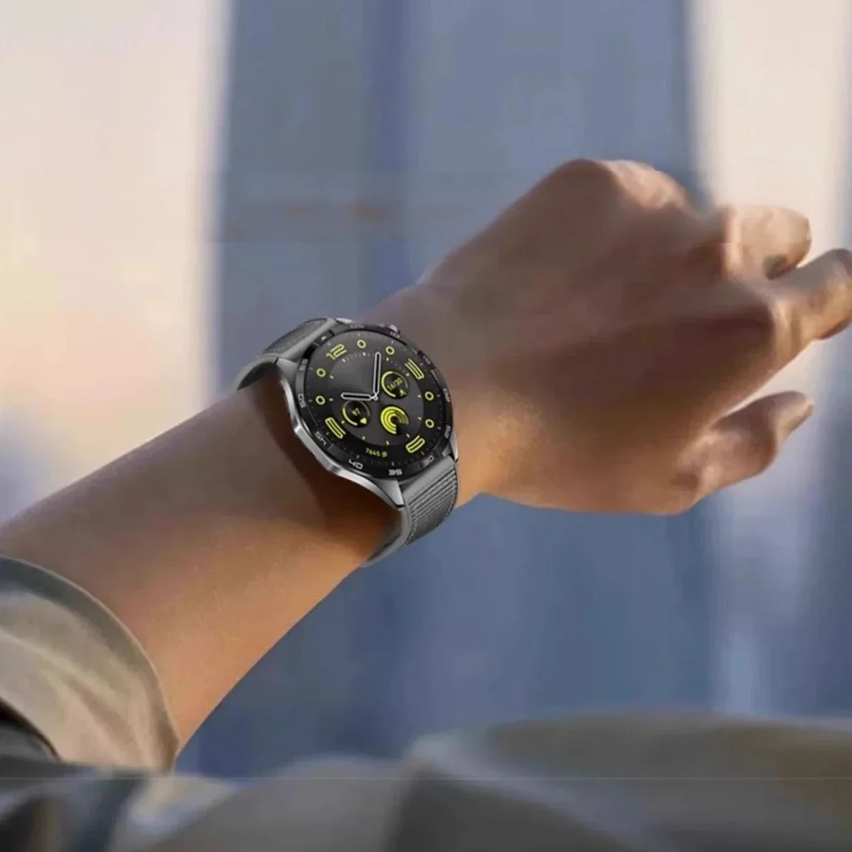 Pasek silikonowy 22 mm do zegarka Huawei GT5/4 46 mm Oficjalna nylonowa pleciona bransoletka Huawei Watch 4 3 Pro/GT3-2 2e 46 mm Correa