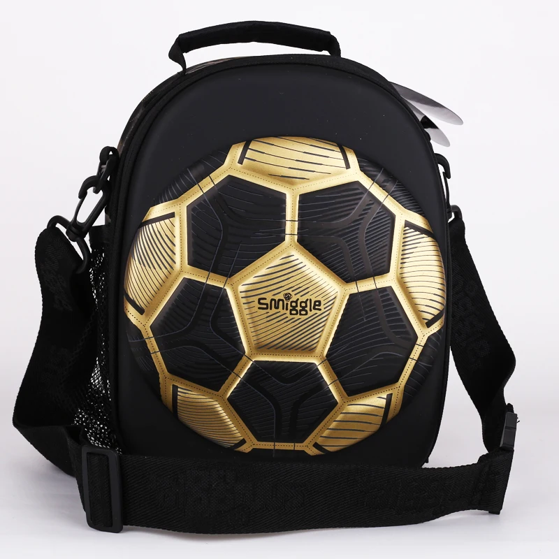 Australian Smiggle schoolbag Golden Football 18th anniversary commemorative student backpack pencil case water cup lunch bag