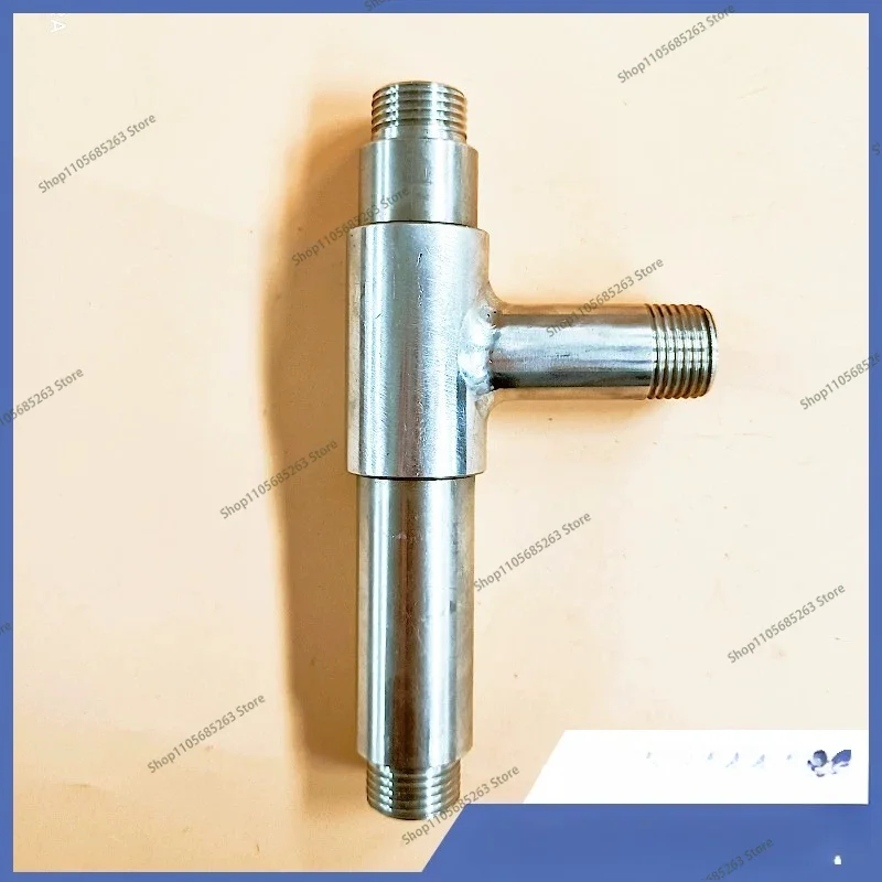 Stainless Steel Water Injector DN20/25, Venturi Tube for Air-Water Mixed Jet, Outdoor Irrigation Use