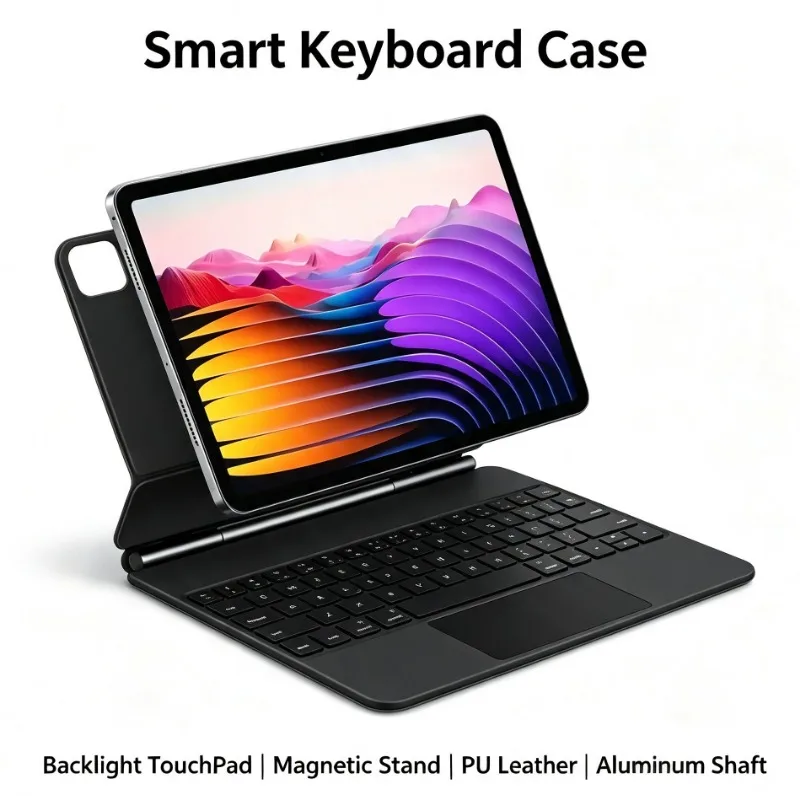 Magic Style Keypad Folio Shockproof Case For Xiaomi Mi Pad 7 Xiaomi Pad 8 Pad 8 Pro 11.2 Inch Tablet Protective Shell
