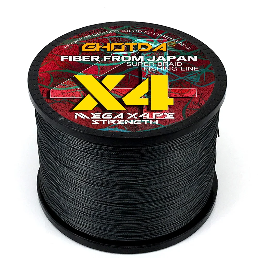 

GHOTDA 4 Strands PE Fishing Line Braided Fishing Line 300M Multifilament Fishing Wire Carp Super Strong Tool 10-80LB Pesca Linha