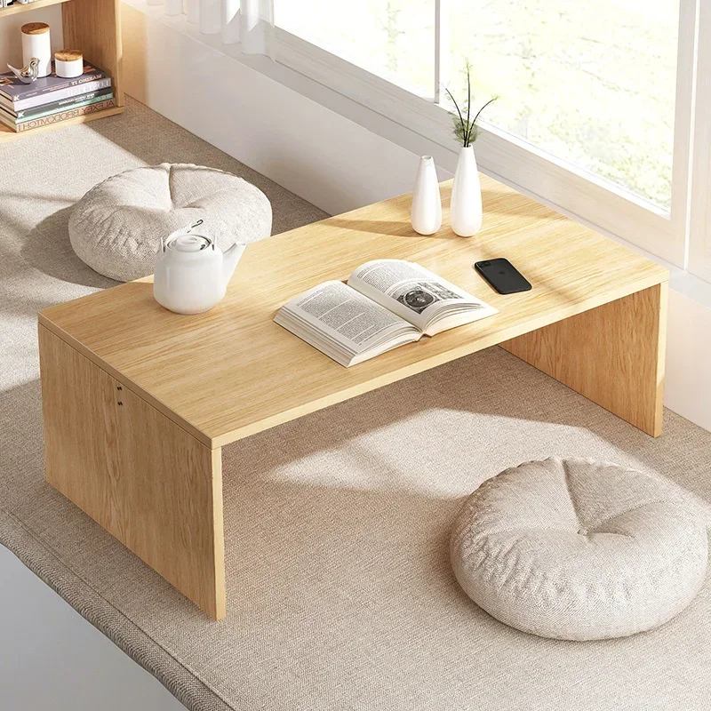 Japanese Tatami Bay Window Table,Nordic Sitting Low Table, Bedroom Kang Table, Home Furniture for Relaxation, Traditional Table.