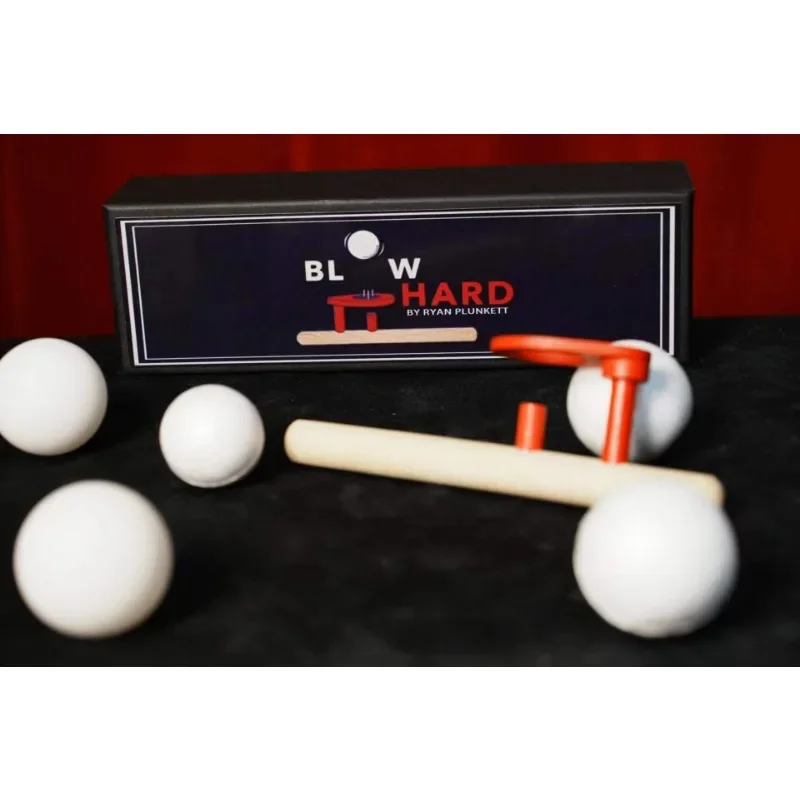 Blow Hard Trick By Ryan Plunkett Gimmicks Close Up Magic Tricks Illusions Street Magia Floating Ball Game Magia Levitating Stage