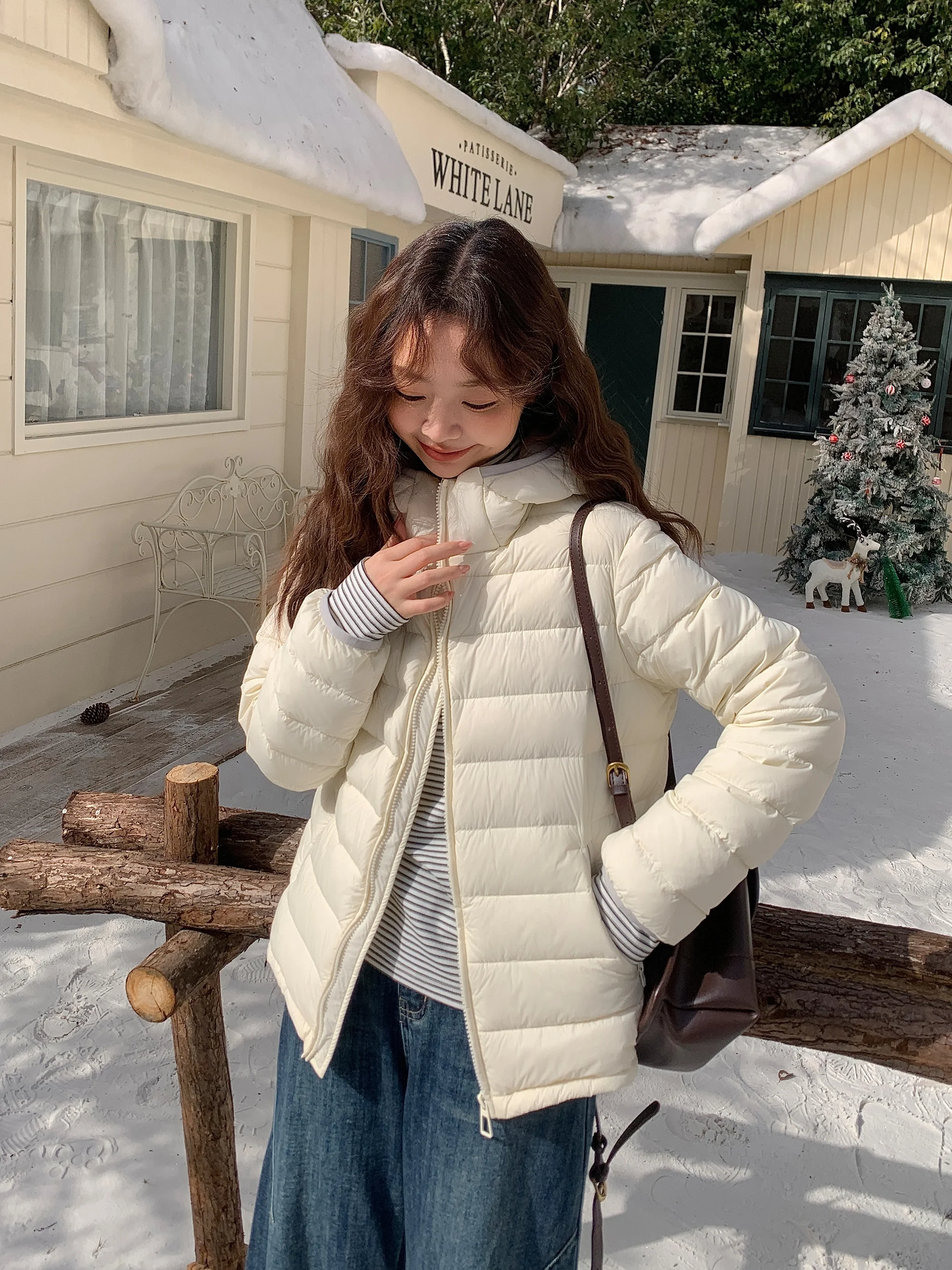 

Легкий свободный женский пуховый жилет с капюшоном, стеганый, теплый, повседневный, простой дизайн