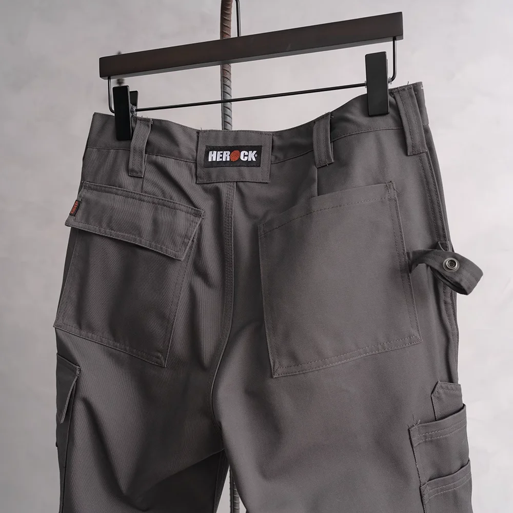 Splicing Fabric Multi Bag Work Pants, British Tactical Pants, Functional Work Pants