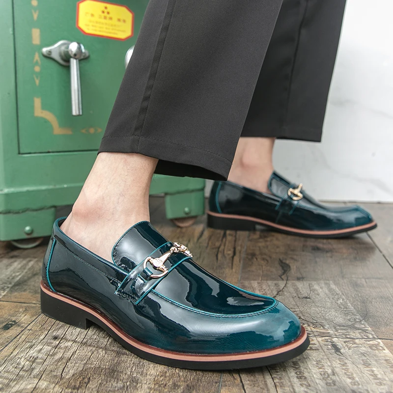 

Fashionable Men Formal Shoes American-style Casual Comfortable Business Office Brand Leather Shoes British Gentleman's Shoes Men