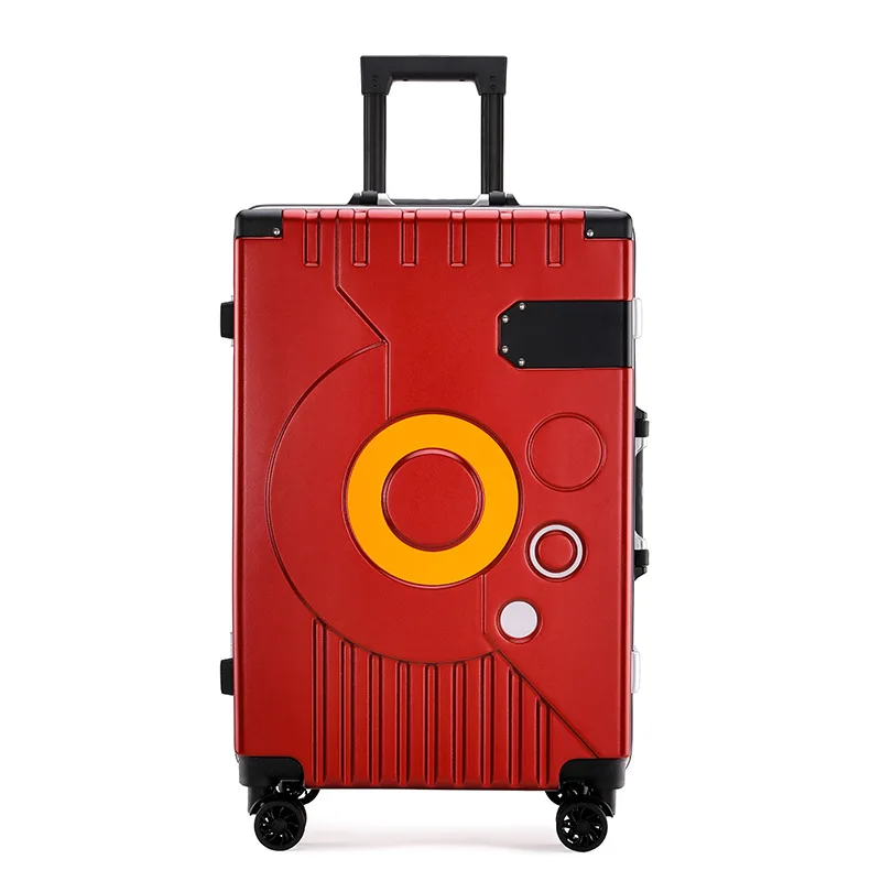 Fashion Luggage Large capacity aluminum frame type pull rod box universal wheel travel suitcase 20 boarding box 24 inch luggage